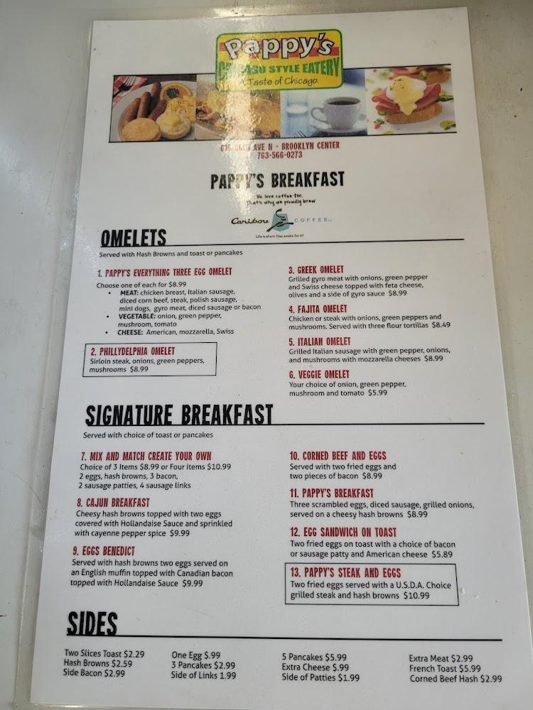 Pappy's Menu image 1